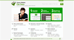 Desktop Screenshot of cursos-masters-pais-vasco.com